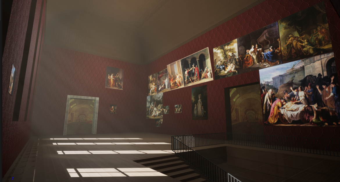 View of the 1785 VR Scene