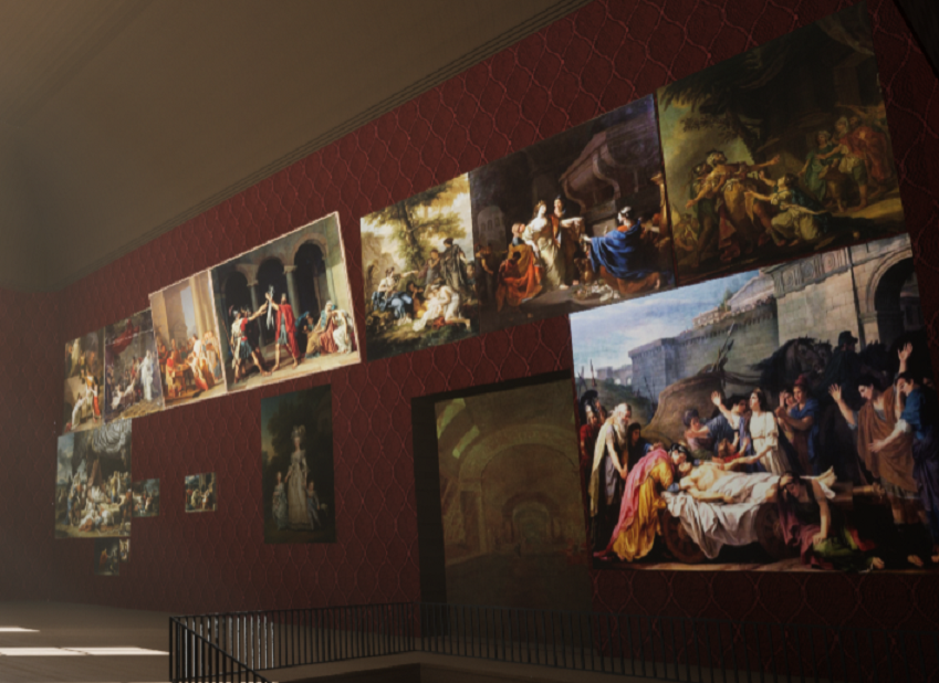 Louvre Salon VR Scene